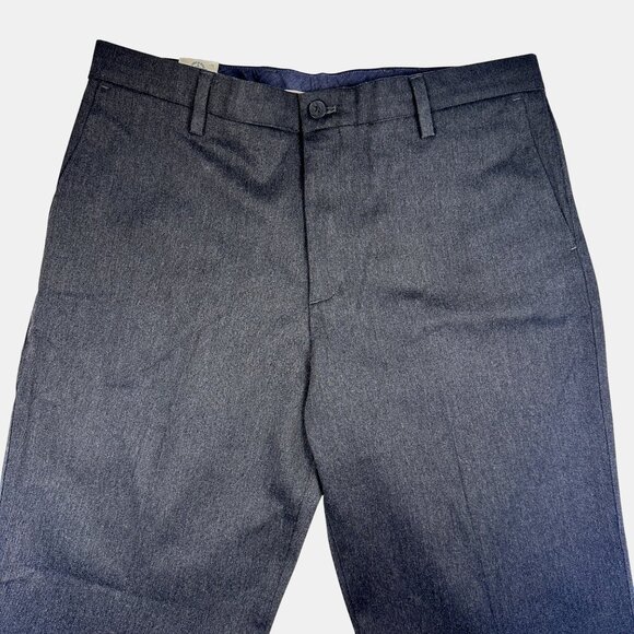 Dockers Mens Signature Classic Fit Flex Comfort Lux Stretch Pants Gray 36x32 NWT - Picture 2 of 11